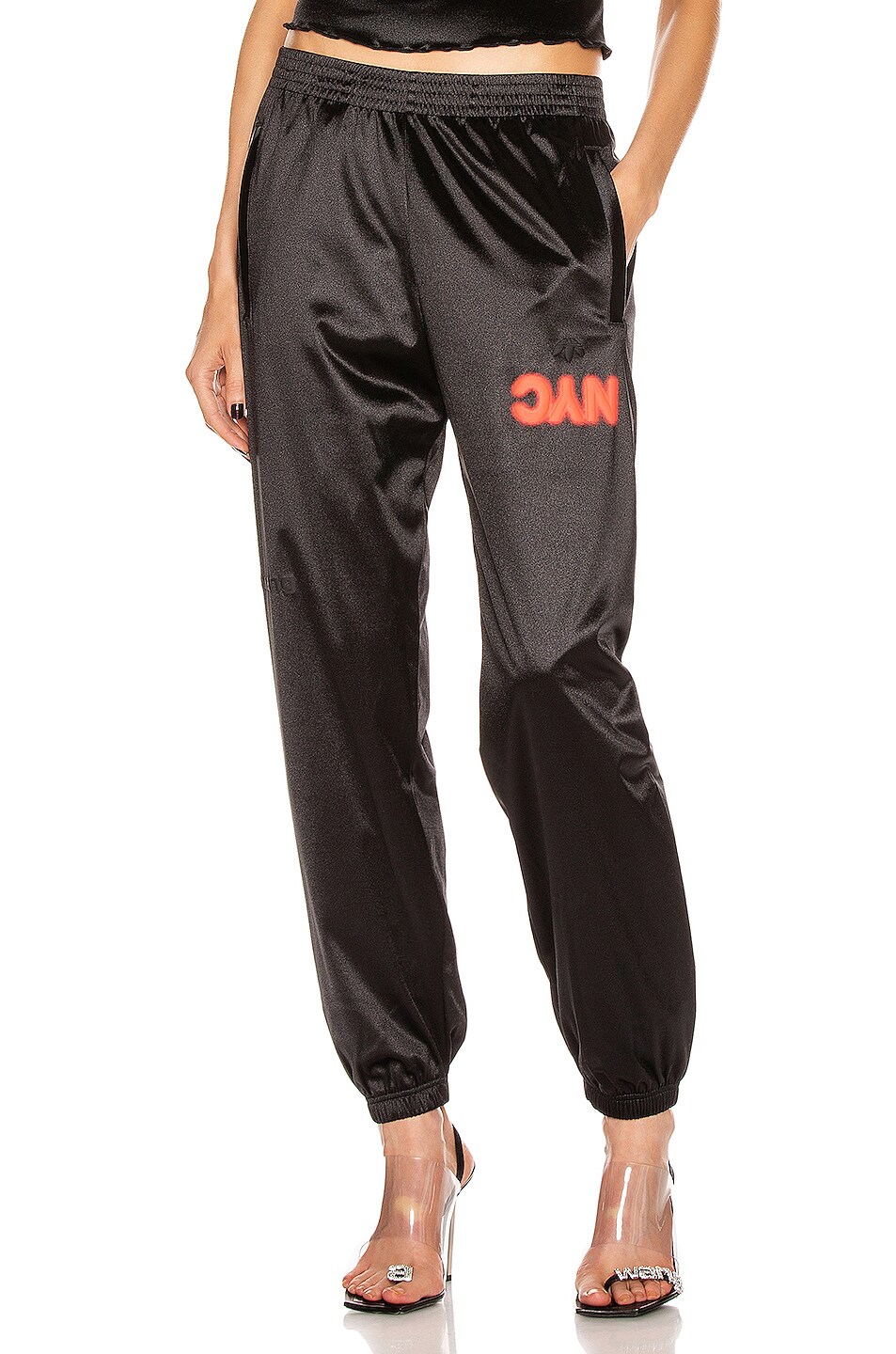 Image 1 of adidas by Alexander Wang AW Track Pants in Black