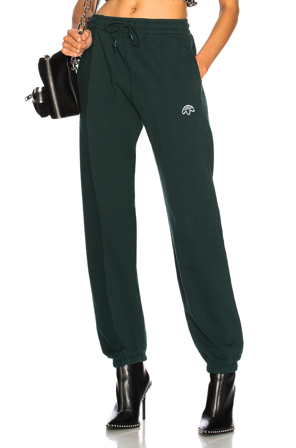 Image 1 of adidas by Alexander Wang In Out Jogger II in Green Night