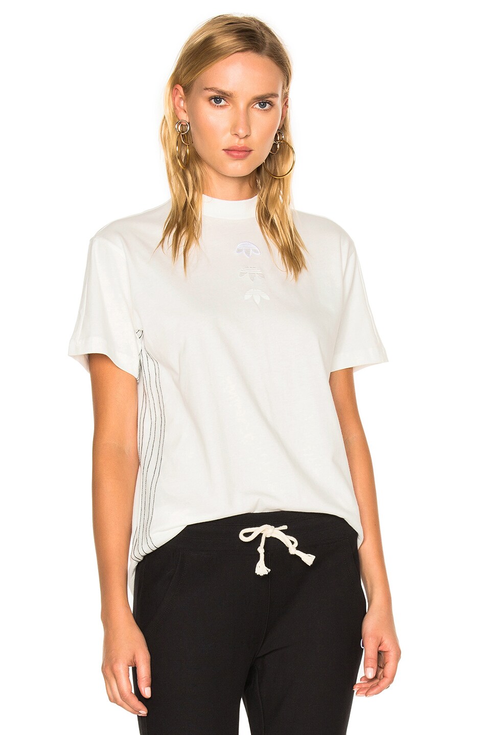 Image 1 of adidas by Alexander Wang Logo Tee in White