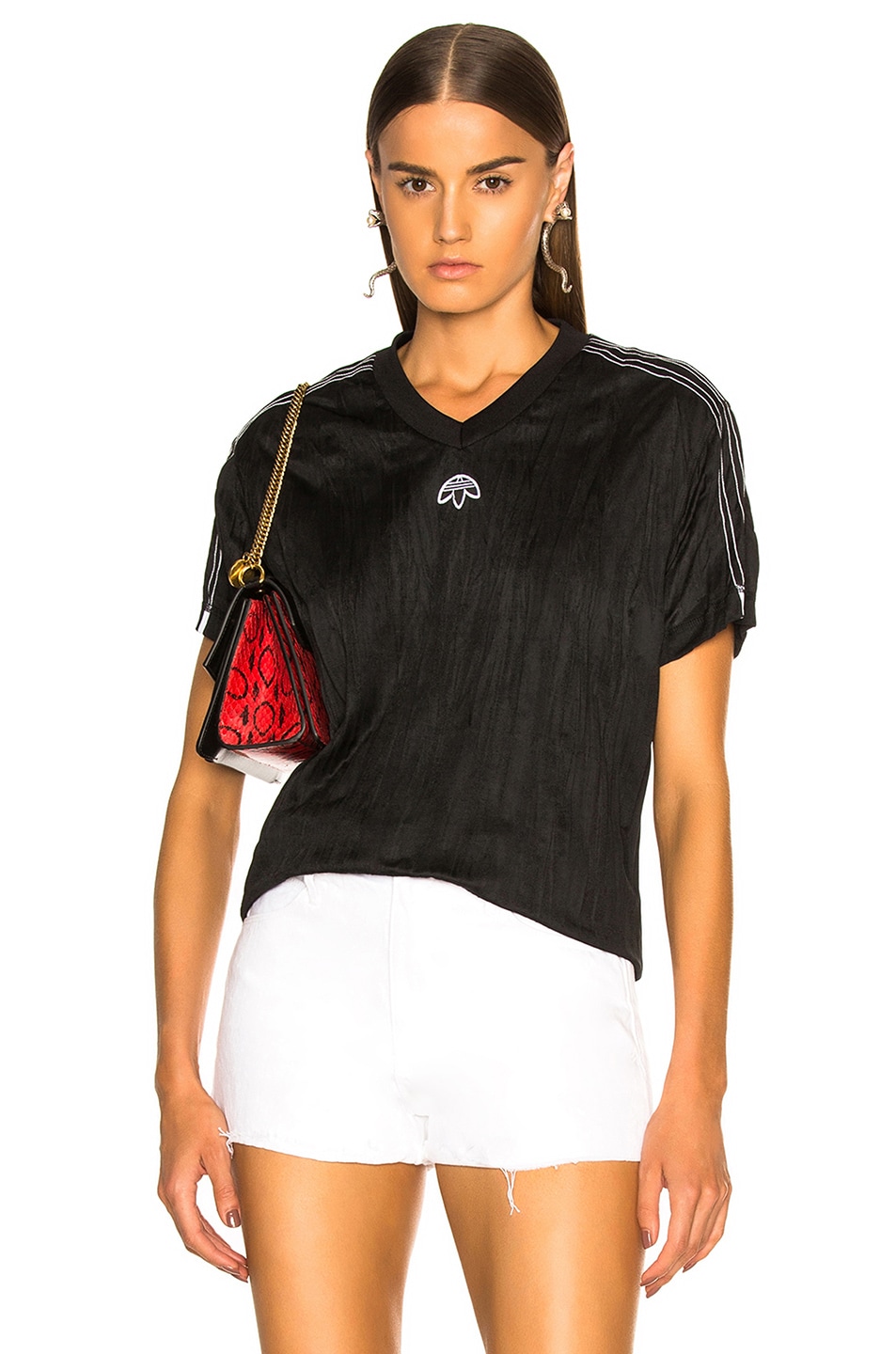 Image 1 of adidas by Alexander Wang Jersey in Black & White