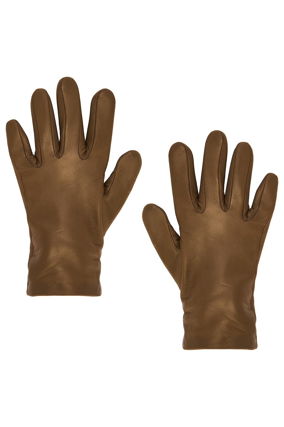 Agnelle Ines Gloves In Brown
