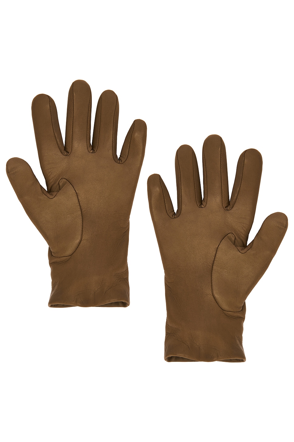 Agnelle Ines Gloves In Brown