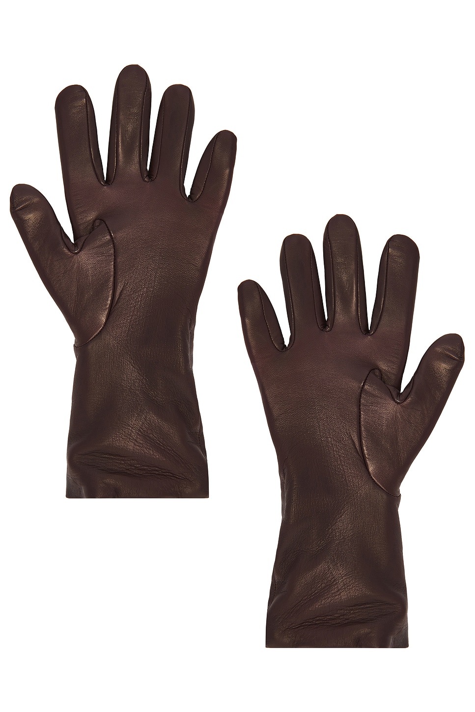 Agnelle Christina Gloves In Brown