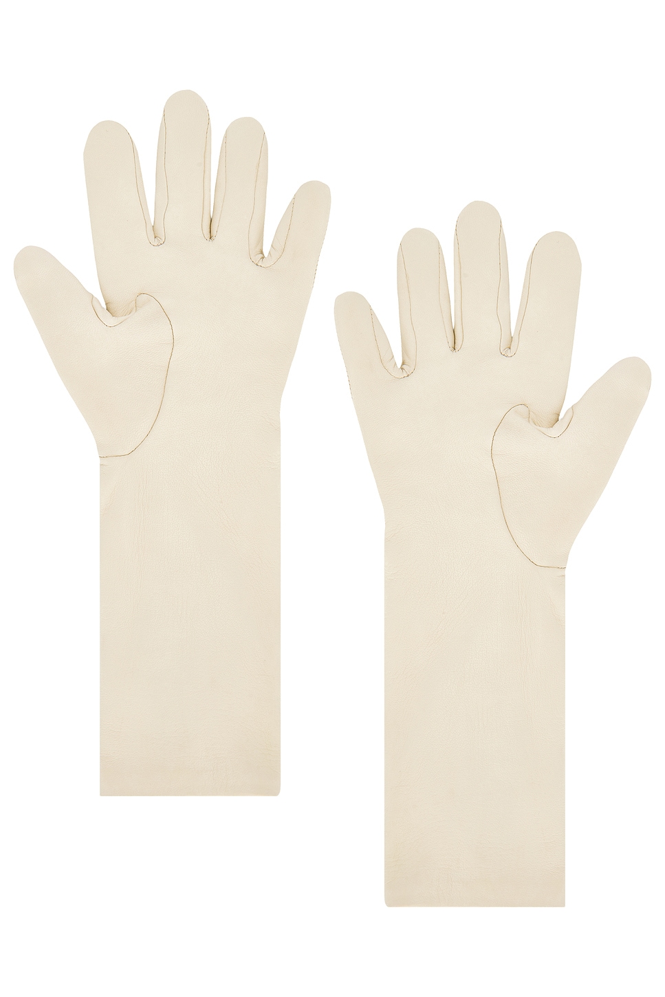 Agnelle Celia Gloves In Neutral