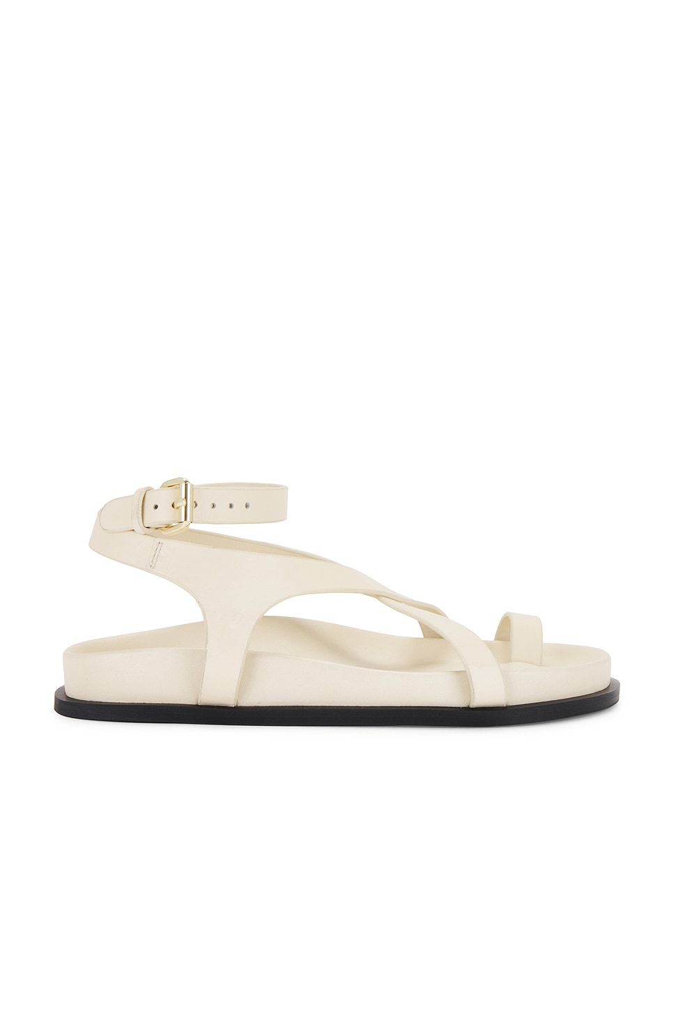 Image 1 of A.EMERY Jalen Slim Sandal in Eggshell