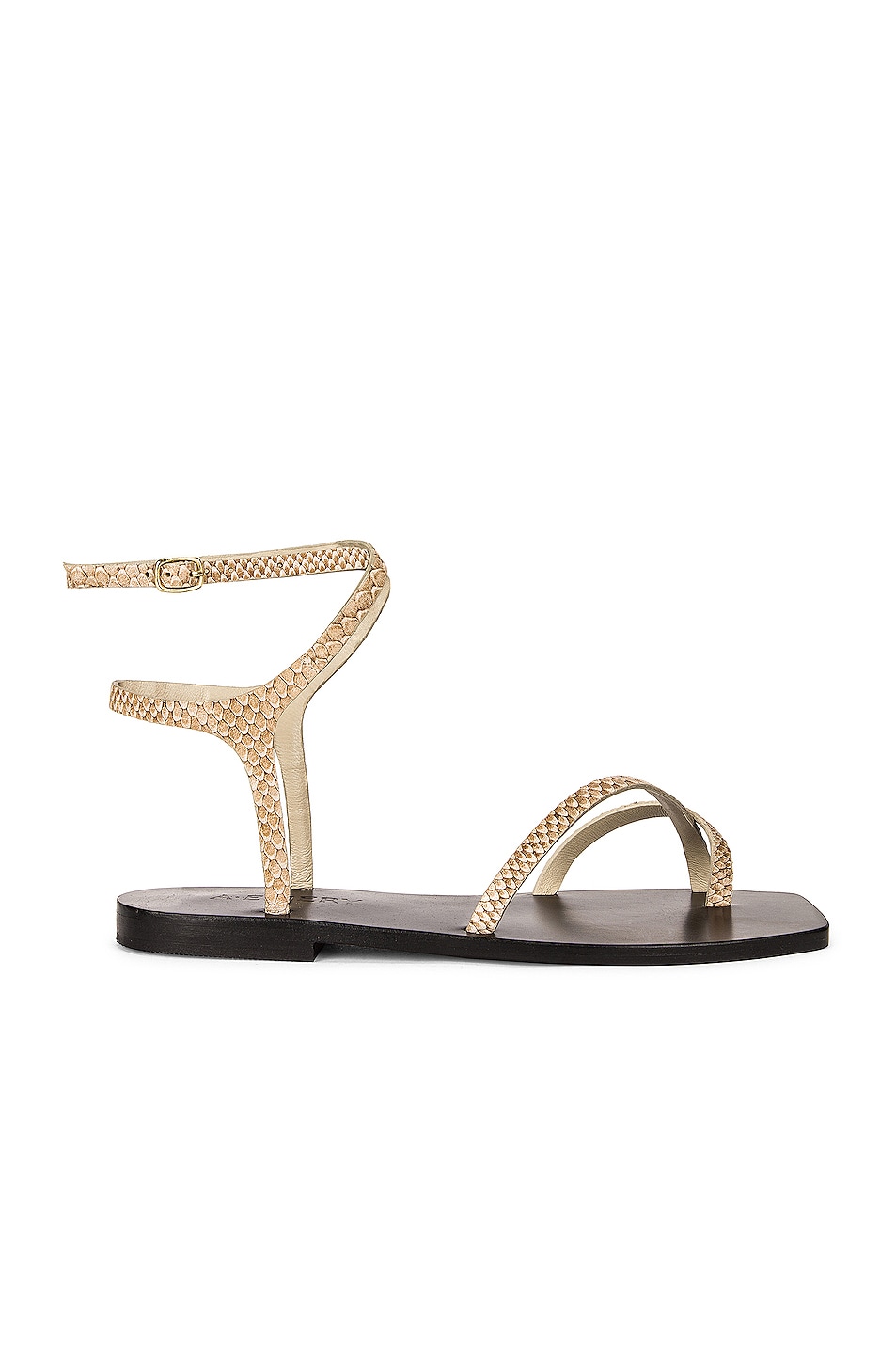 Image 1 of A.EMERY Thia Sandal in Fawn Snake