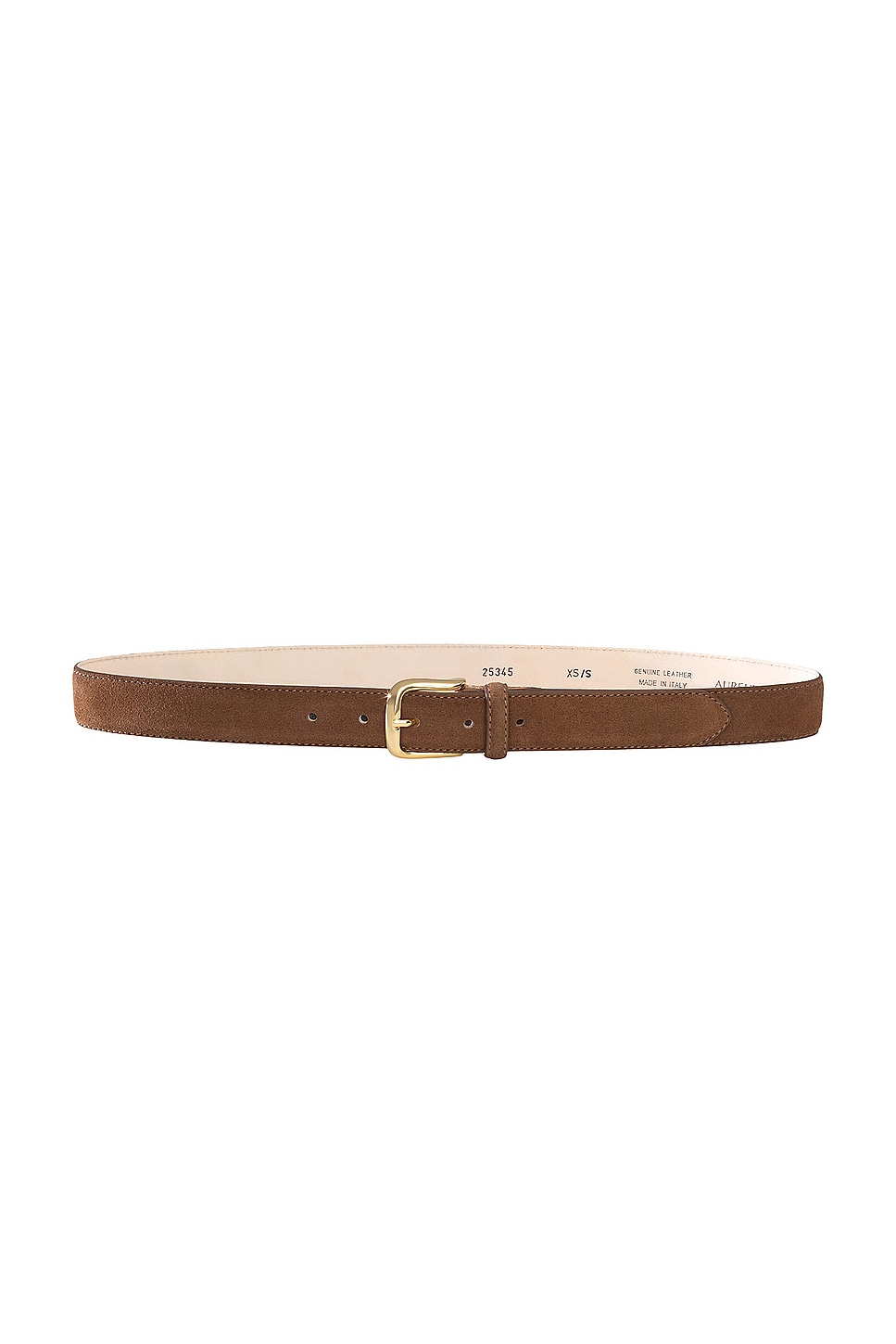 Chocolate Suede Belt in Chocolate