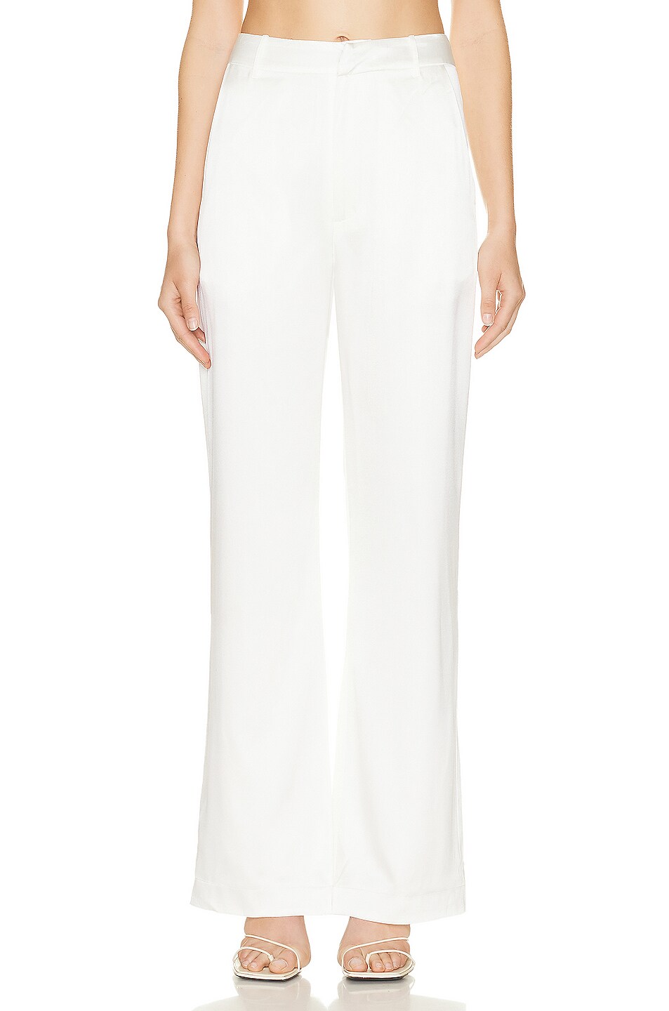 Image 1 of AEXAE Silk Trouser in White