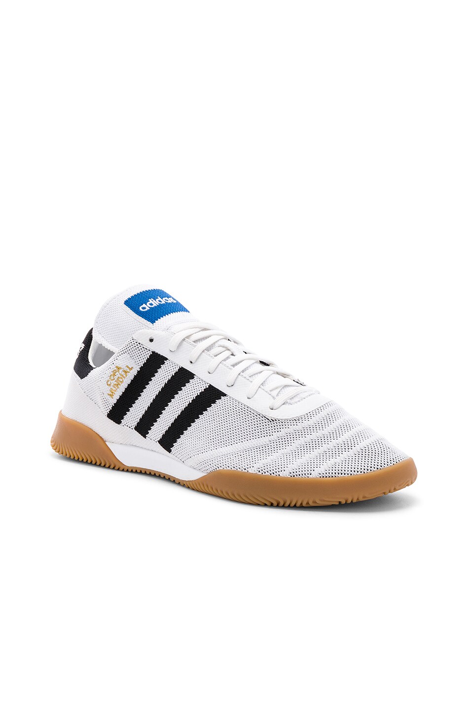 Image 1 of adidas Football Copa 70Y Training Shoes in White & Black & Red