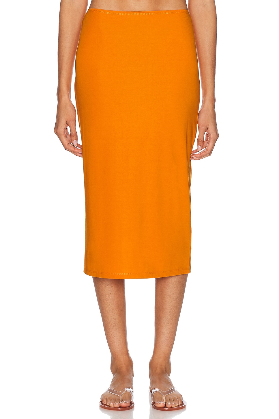 Tube Skirt in Orange