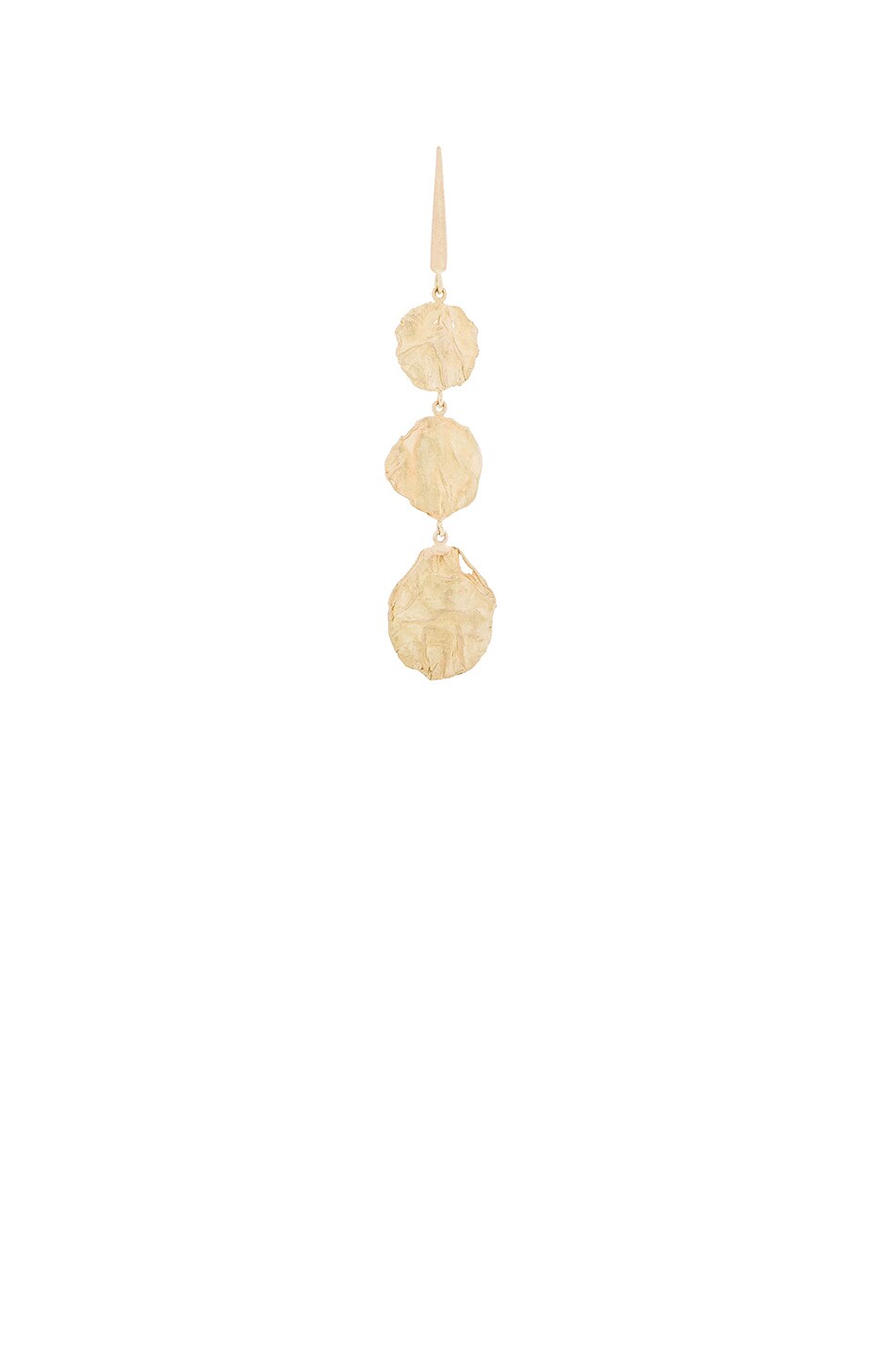 Image 1 of Afin Atelier Long Stingray Single Earring in Gold