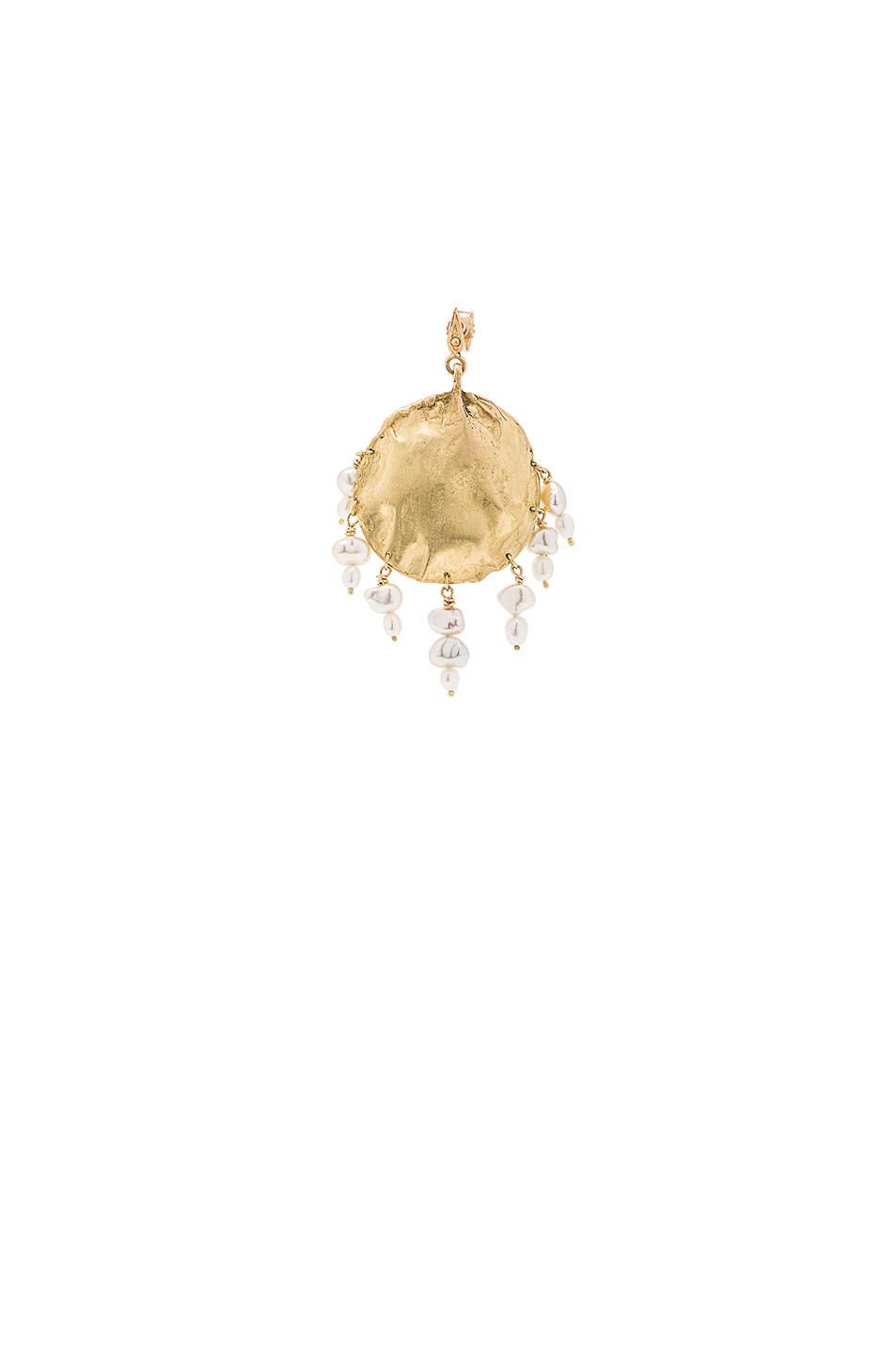 Image 1 of Afin Atelier Stingray Dreamcatcher Single Earring in Gold