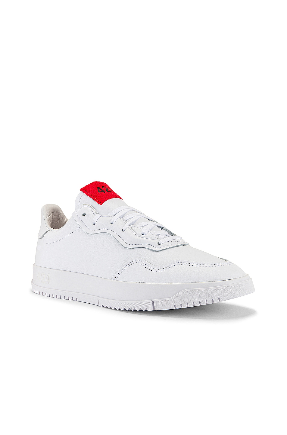 Image 1 of adidas x 424 SC Premiere in White & Red