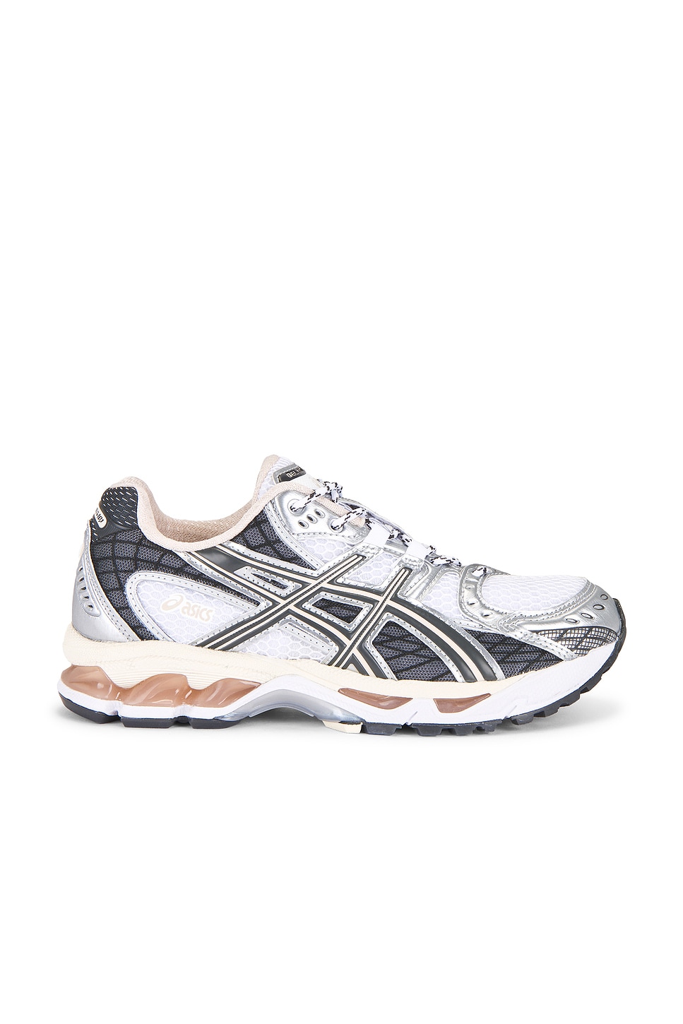 Image 1 of Asics GEL-NIMBUS 10.1 Sneaker in White & Obsidian Grey