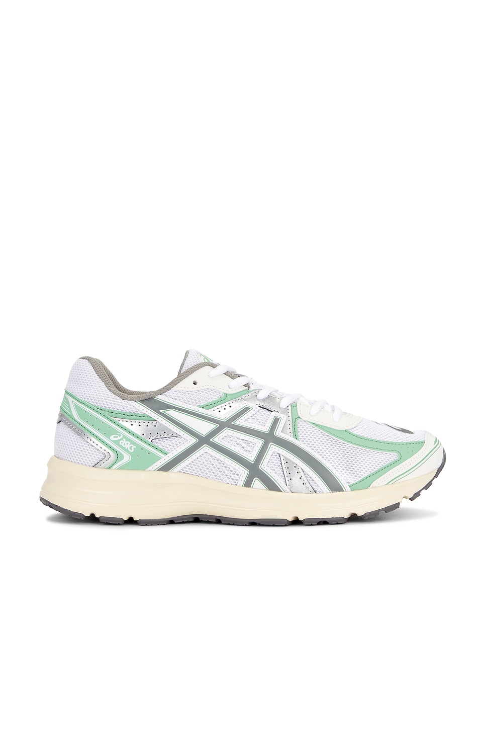 Image 1 of Asics JOG 100S Sneaker in White & Clay Grey