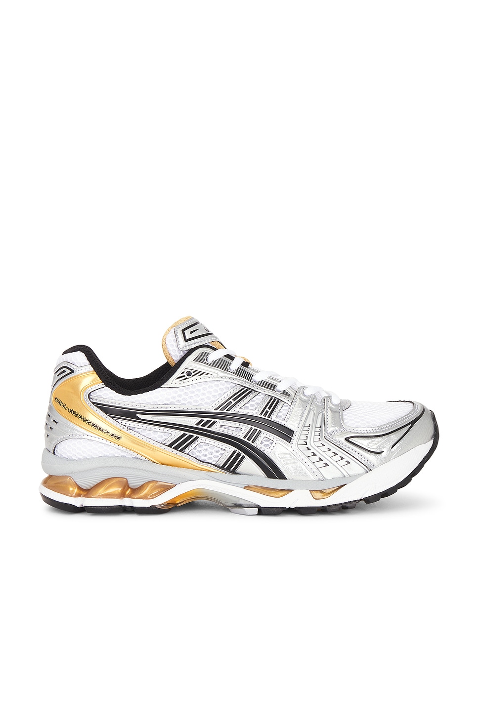 Image 1 of Asics Gel-kayano 14 in White & Pure Gold