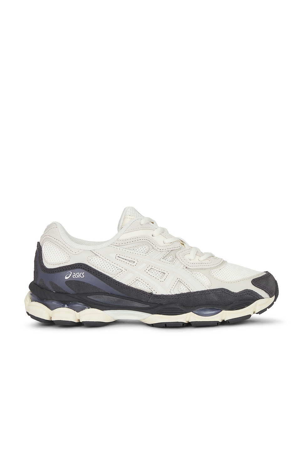 Image 1 of Asics GEL-NYC in White & Smoke Grey
