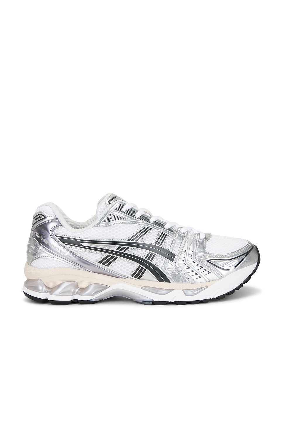 Image 1 of Asics Gel-kayano 14 in White & Graphite Grey