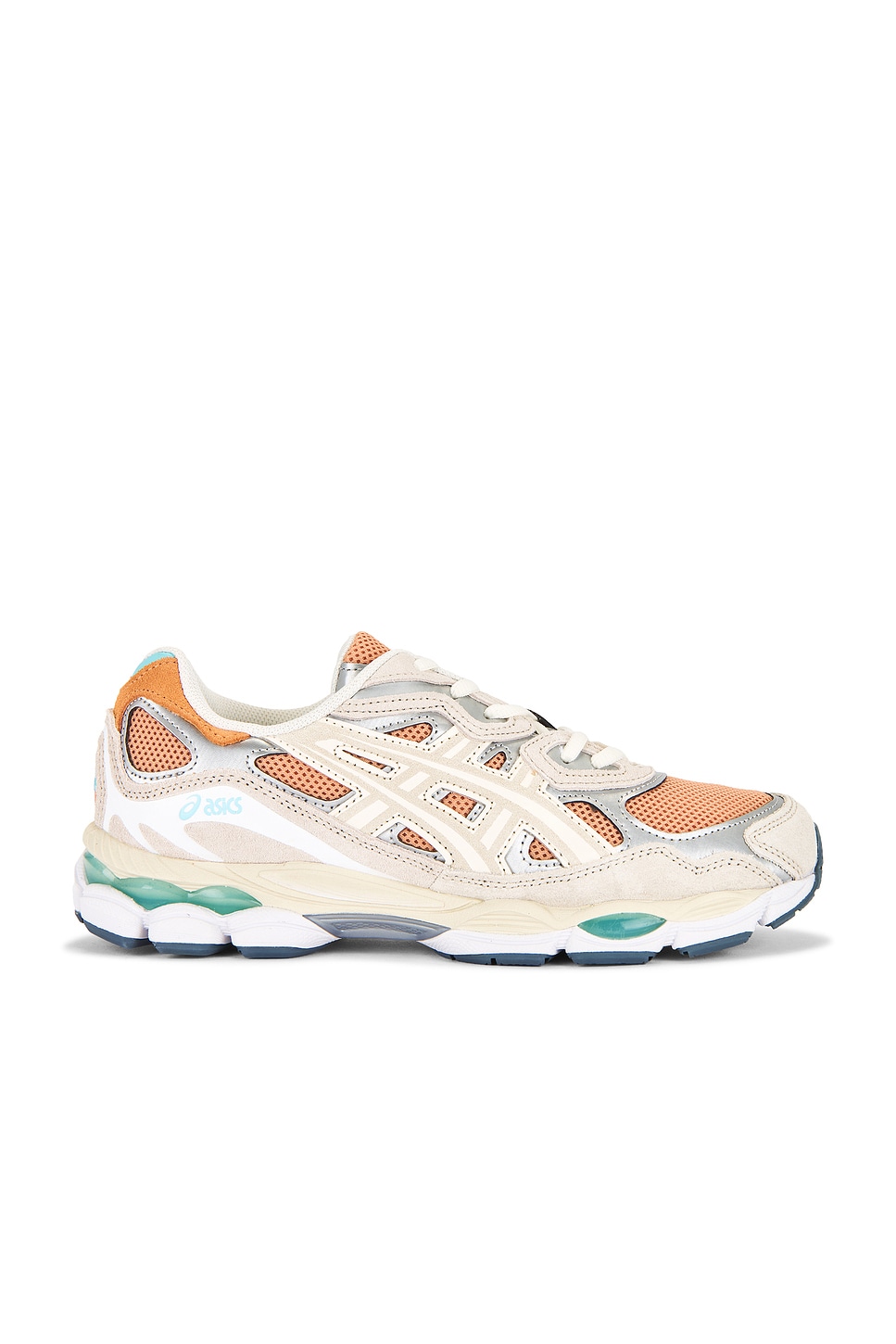 Image 1 of Asics Gel-NYC Sneaker in Terracotta & Cream