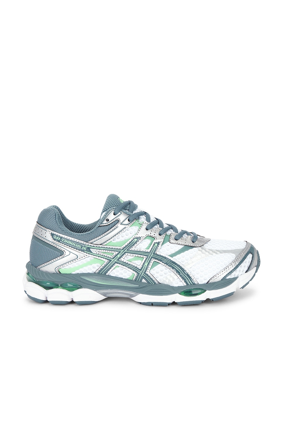 Image 1 of Asics Gel-Cumulus 16 Sneaker in White & Ironclad