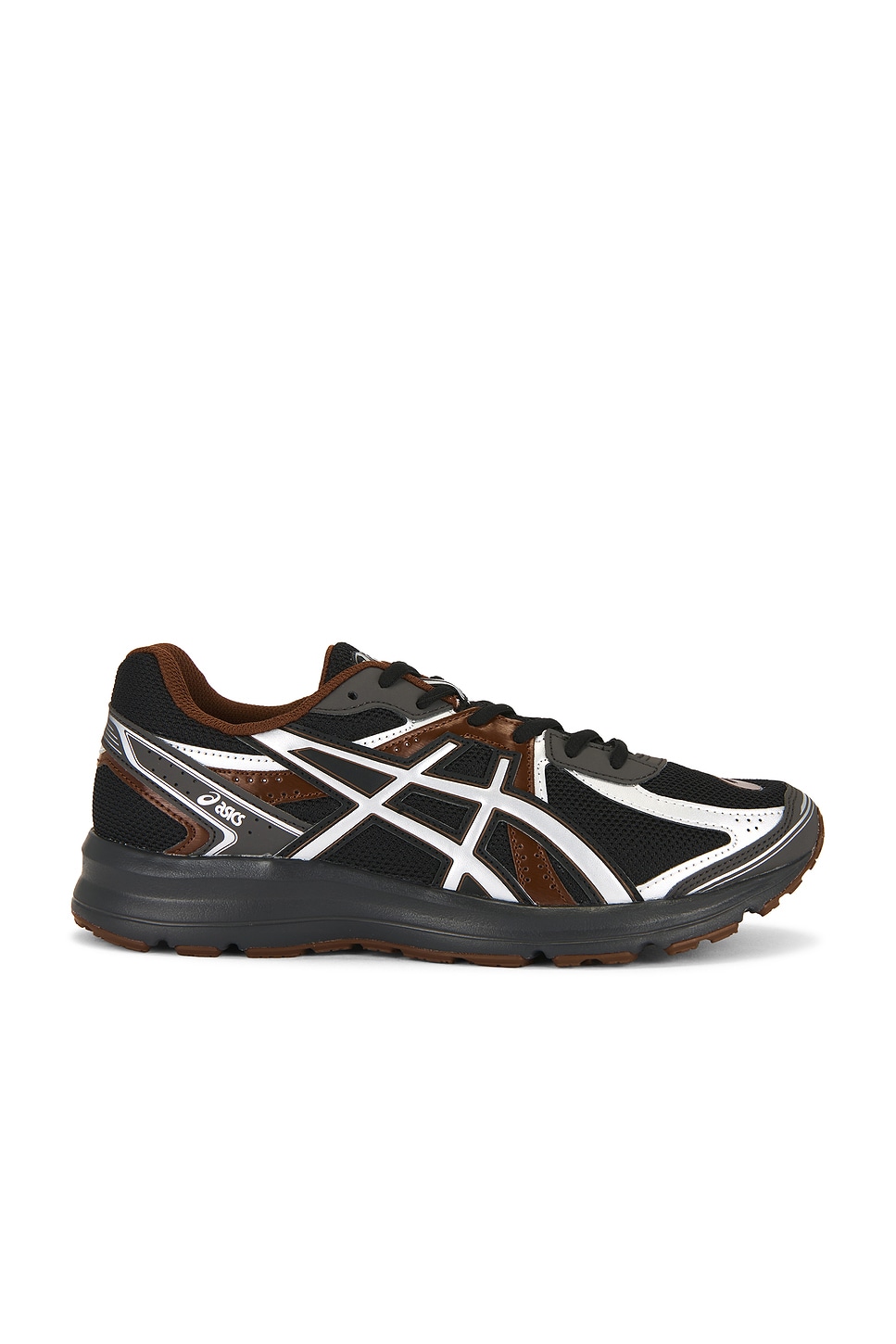 Image 1 of Asics Jog 100S Sneaker in Black & Pure Silver
