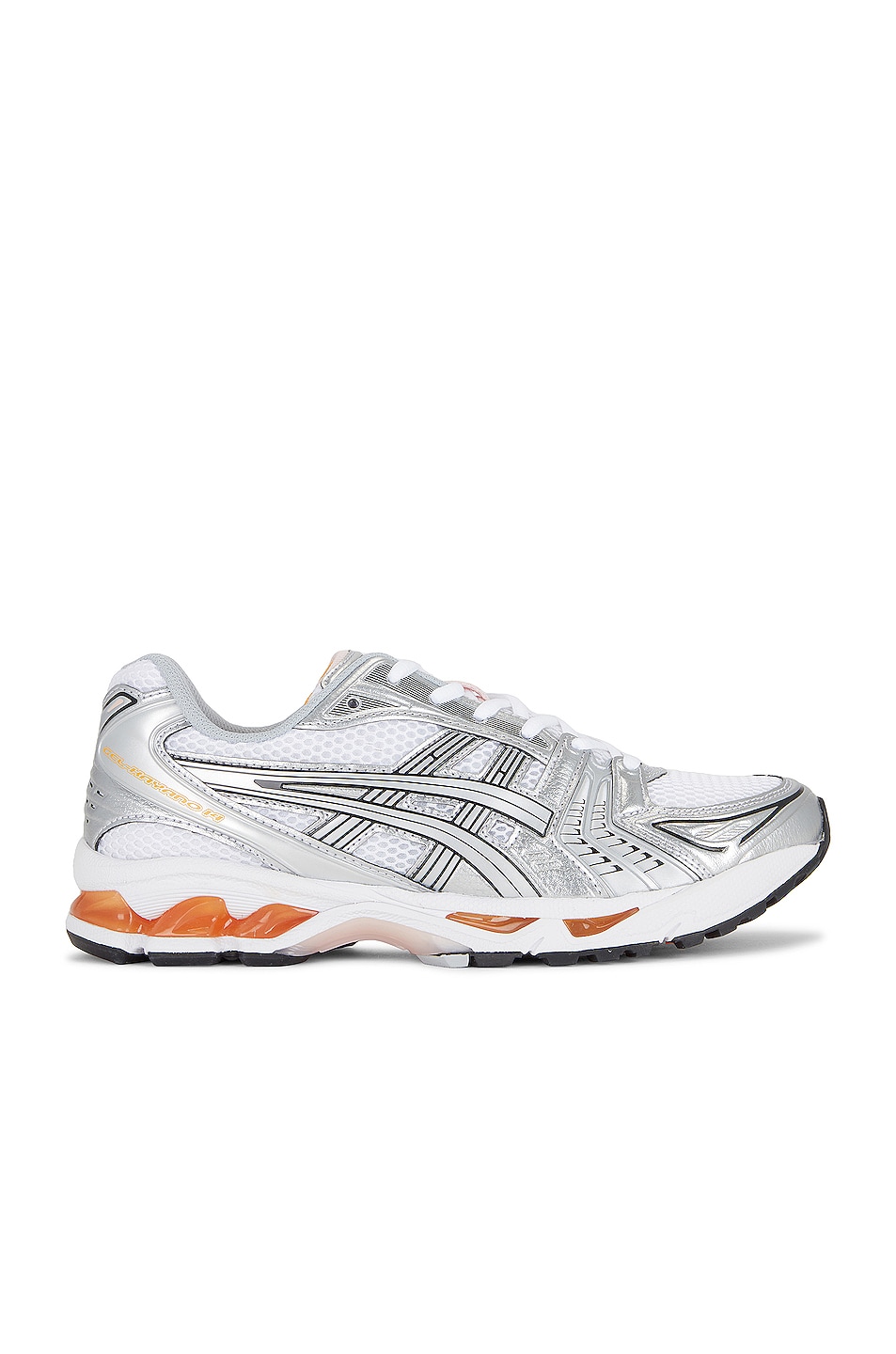 Image 1 of Asics GEL-KAYANO 14 in White & Pure Silver