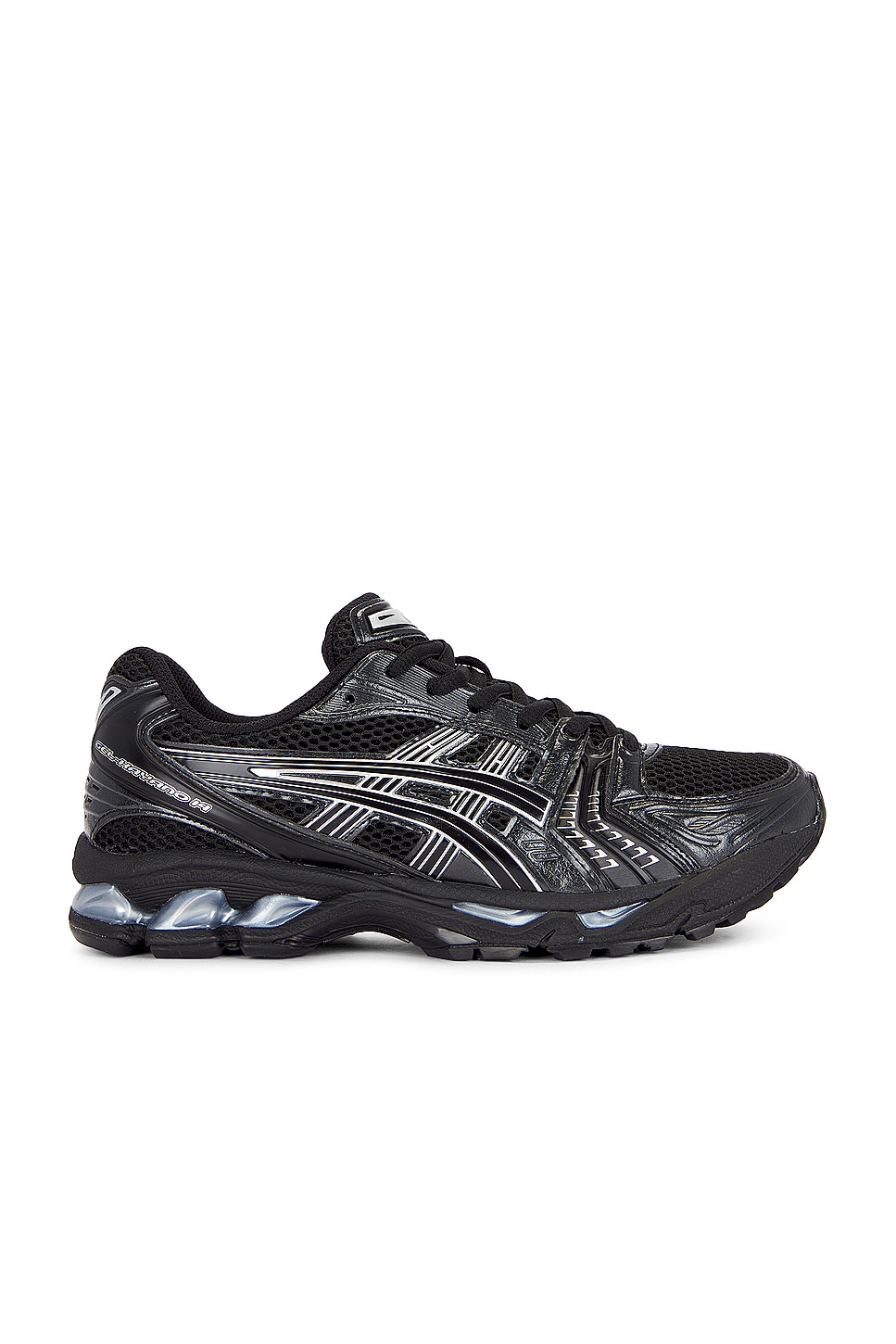 Image 1 of Asics Gel-Kayano 14 in Black & Pure Silver