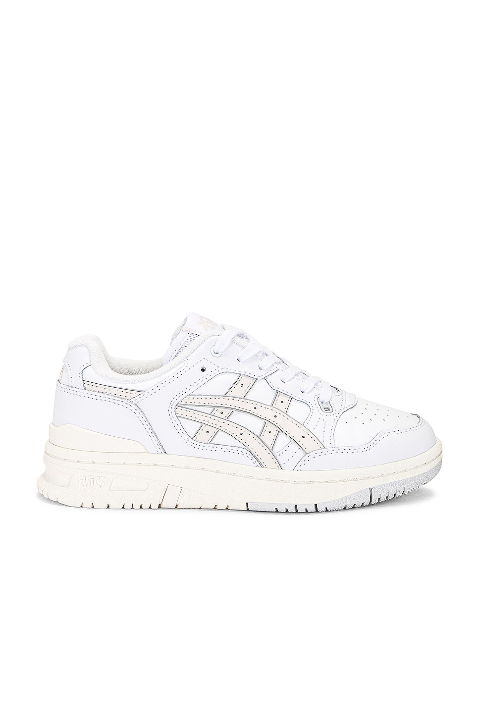 Image 1 of Asics Ex89 in White & Mineral Beige