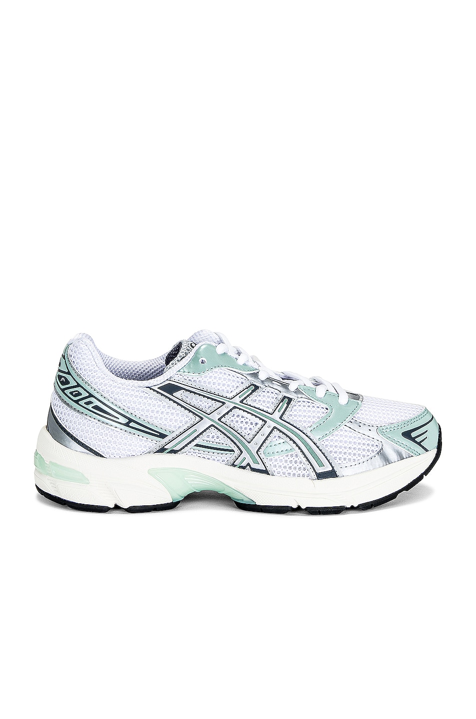 Image 1 of Asics NAKED x Gel-1130 Sneakers in White & Pure Silver