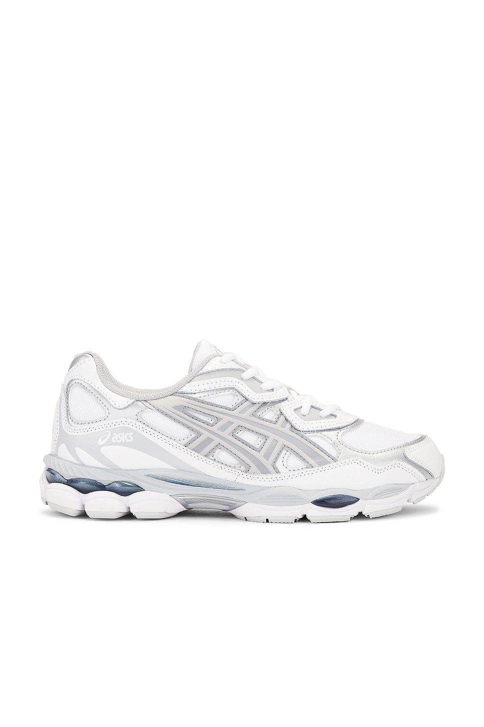 Image 1 of Asics Gel-NYC Sneakers in White & Oyster Grey