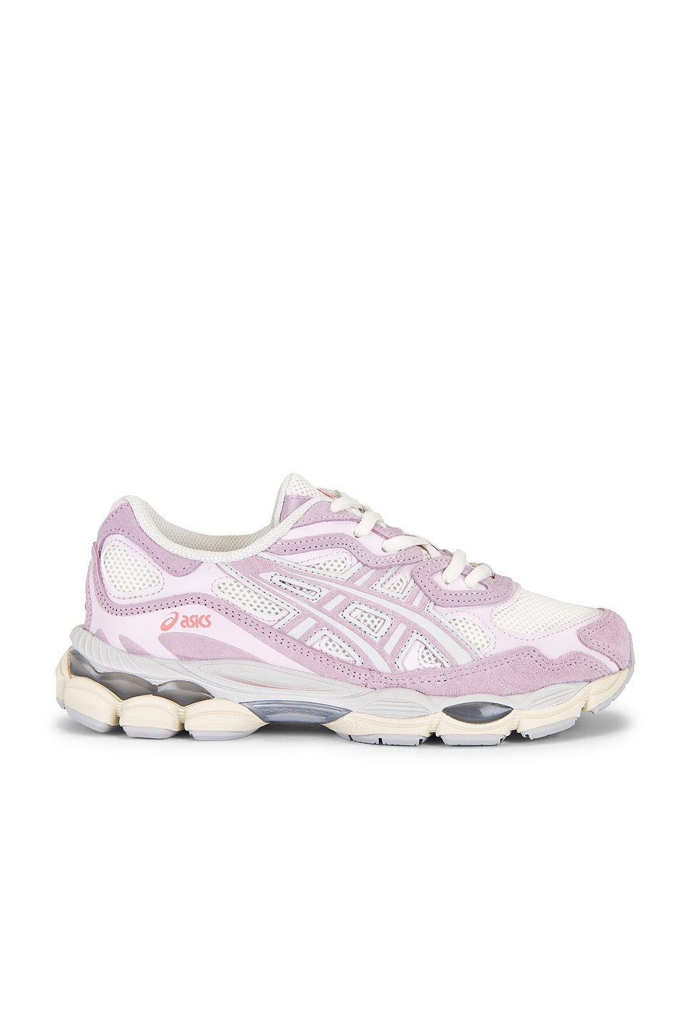 Image 1 of Asics Gel-NYC Sneakers in Cream & Rose Water