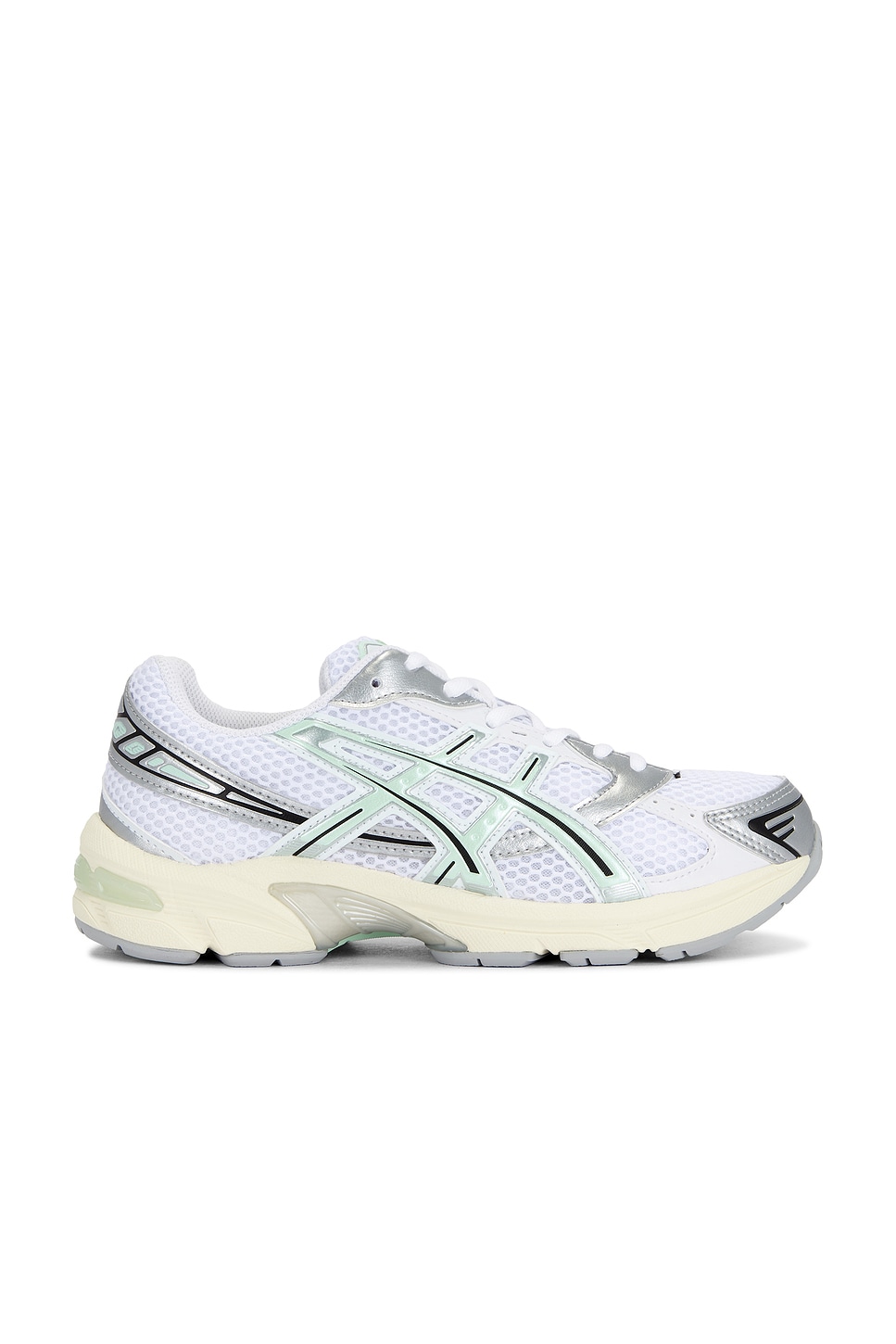 Image 1 of Asics Gel-1130 Sneakers in White & Mint Tint