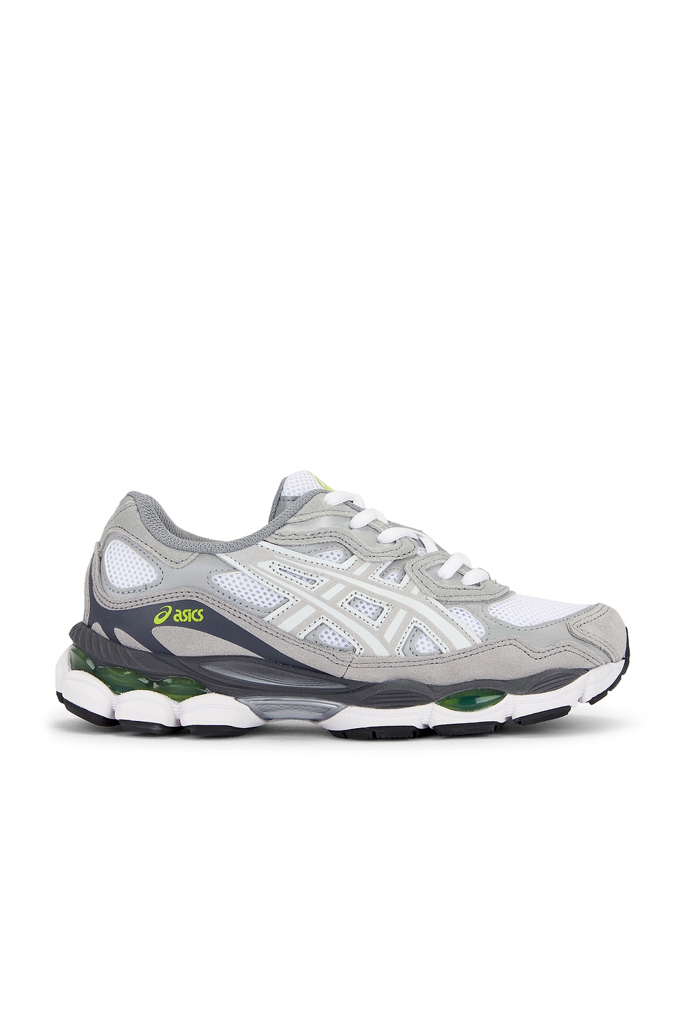 Image 1 of Asics Gel-NYC in White & Glacier Grey