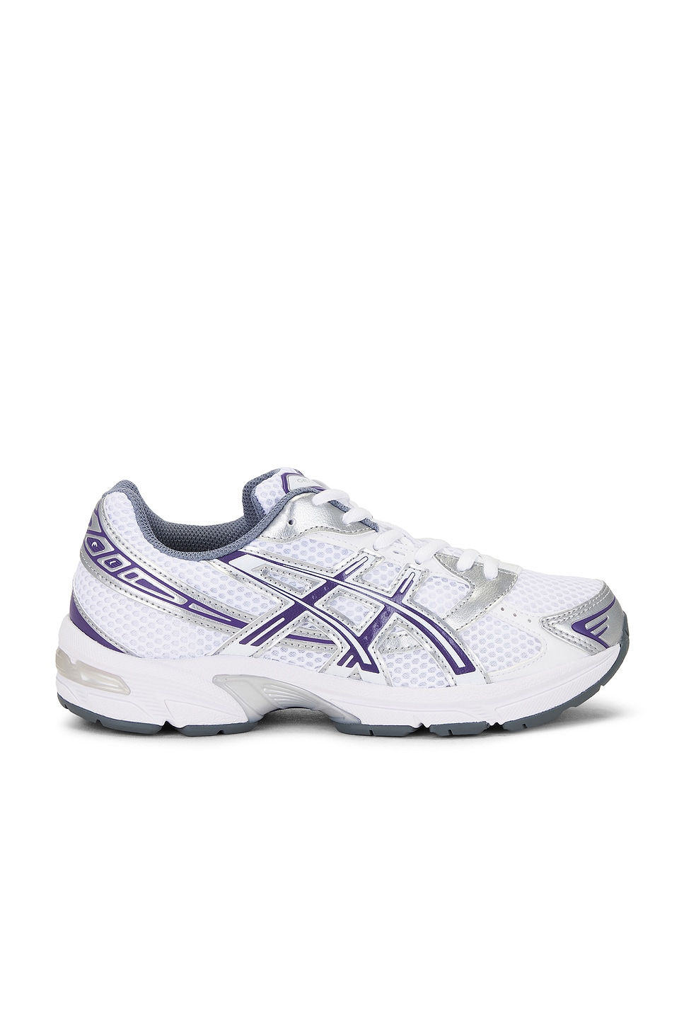 Image 1 of Asics Gel-1130 in White & Dusty Purple