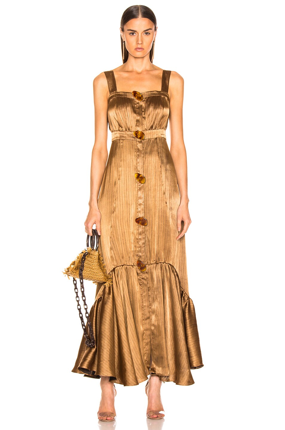 Image 1 of Atoir Strung Up Dress in Bronze