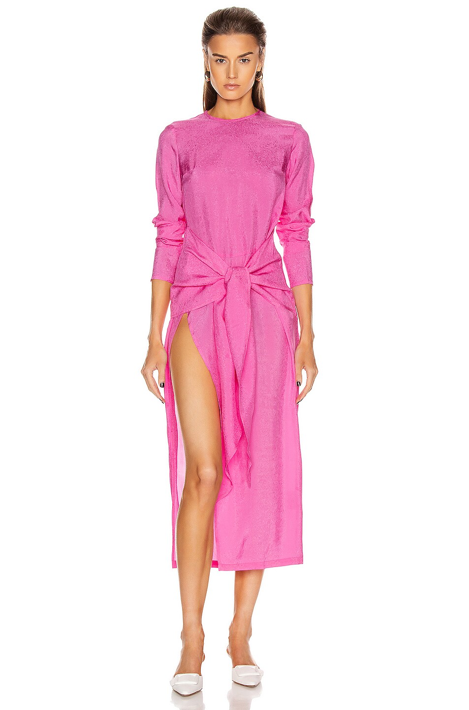 Image 1 of Atoir The Paris Dress in Shocking Pink