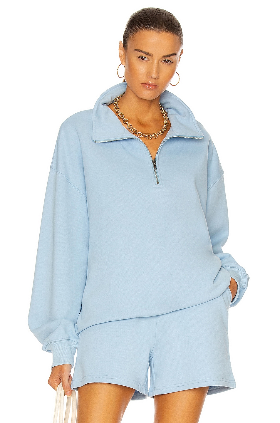 Image 1 of Atoir The Pullover Sweatshirt in Baby Blue