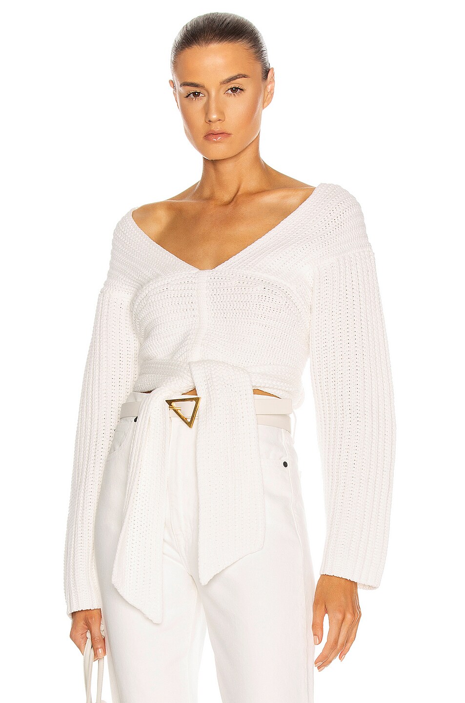 Image 1 of Atoir Perfect Game Knit Sweater in White