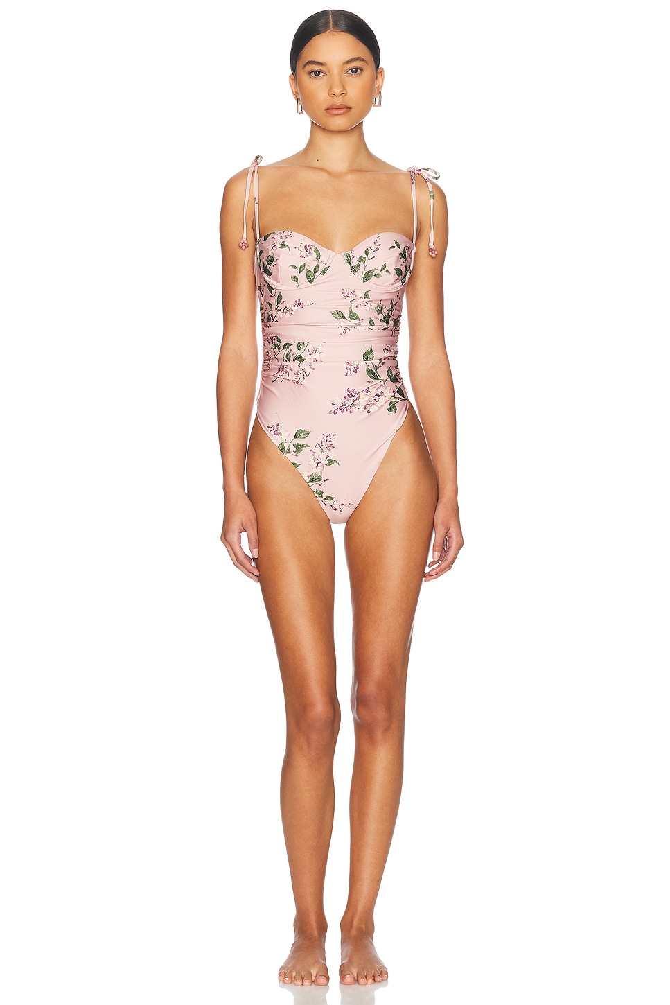 Rabano Wisteria One Piece Swimsuit in Pink