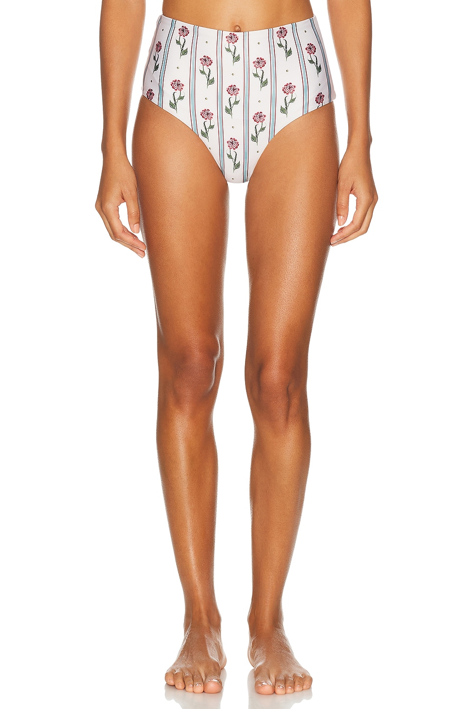 Image 1 of Agua by Agua Bendita Magenta Bikini Bottom in Quebrada