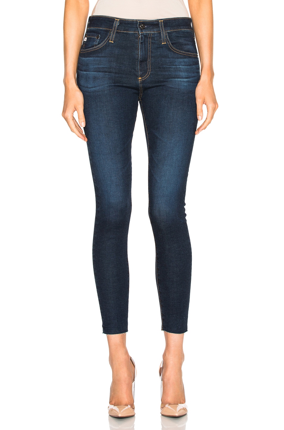 Image 1 of AG Jeans Farrah Skinny Crop in 2 Years Beginnings