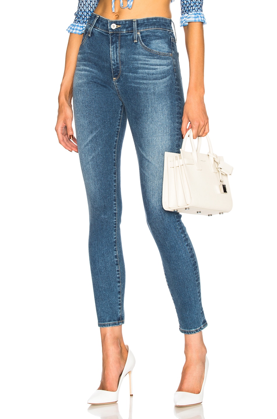 Image 1 of AG Jeans Farrah Ankle Skinny in California Blue
