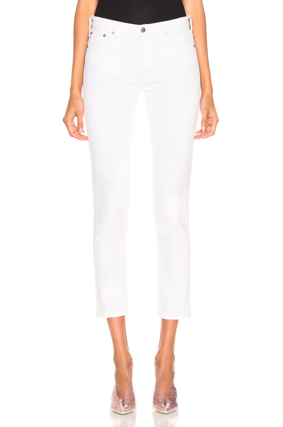 Image 1 of AG Jeans Prima Ankle in 1 Year Tonal White