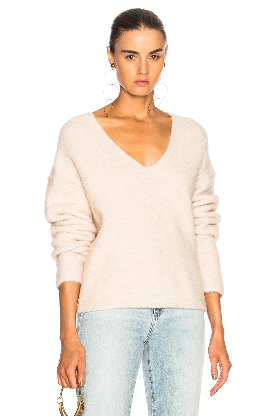 Image 1 of AG Jeans Skye Sweater in Ivory Haze