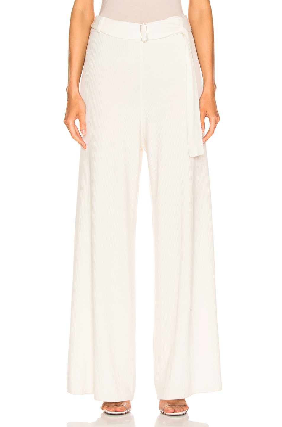 Image 1 of AG Jeans Quill Knit Pant in Ivory Dust