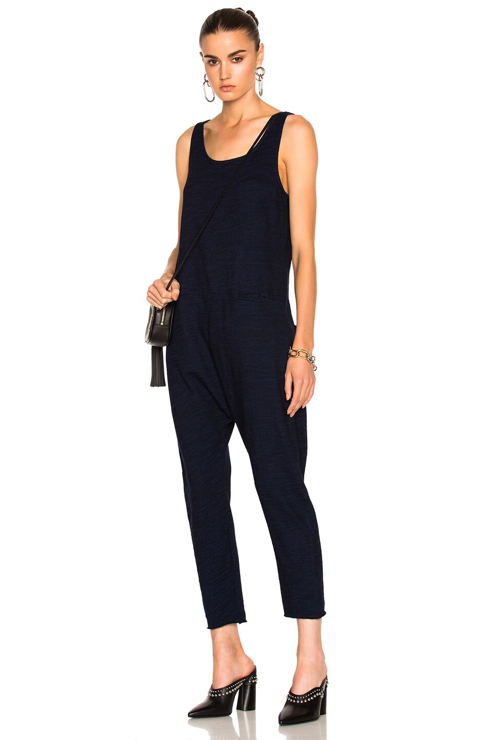 Image 1 of AG Jeans Abyl Jumpsuit in Indigo Knit One