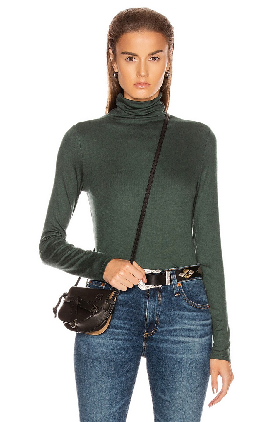 Image 1 of AG Jeans Chels Longsleeve Top in Pine Needle