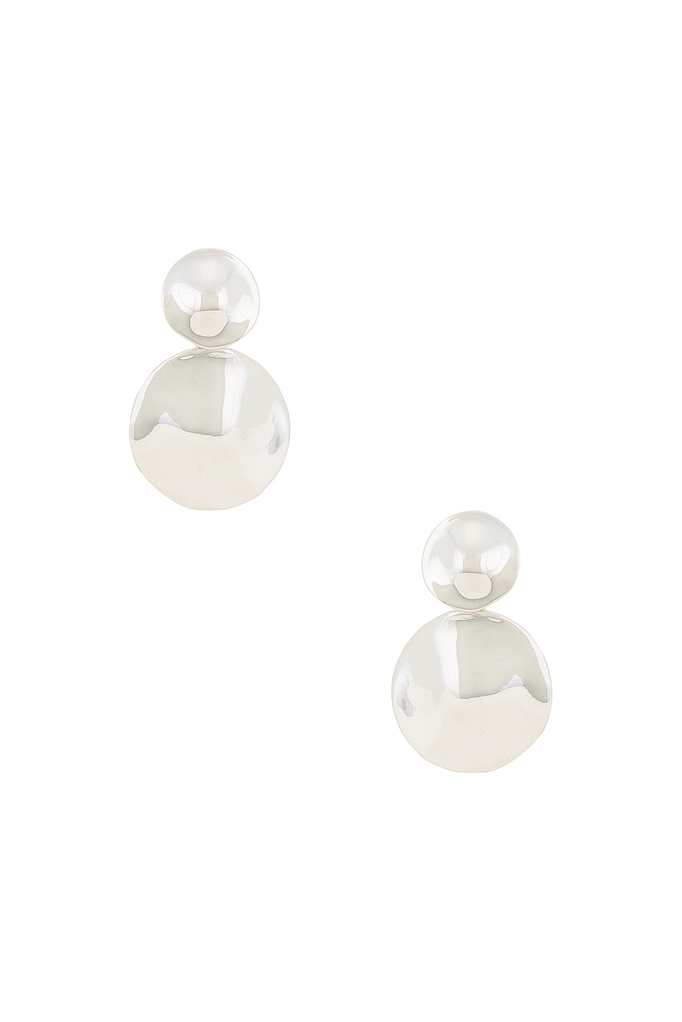 Image 1 of AGMES Short Stella Earrings in Sterling Silver