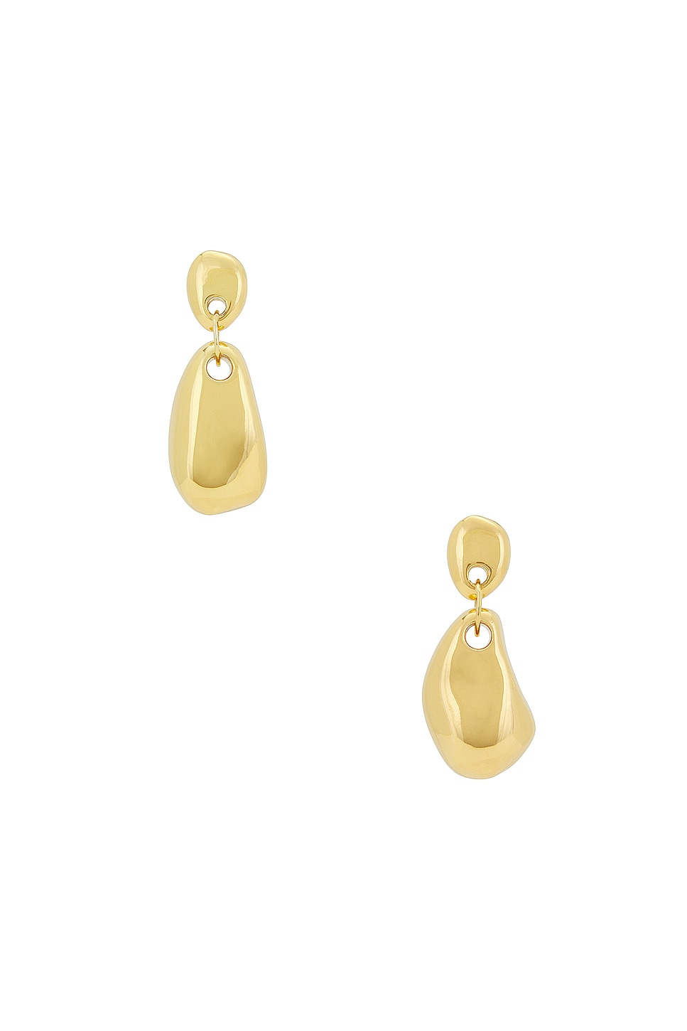 Image 1 of AGMES Luna Earrings in Gold Vermeil