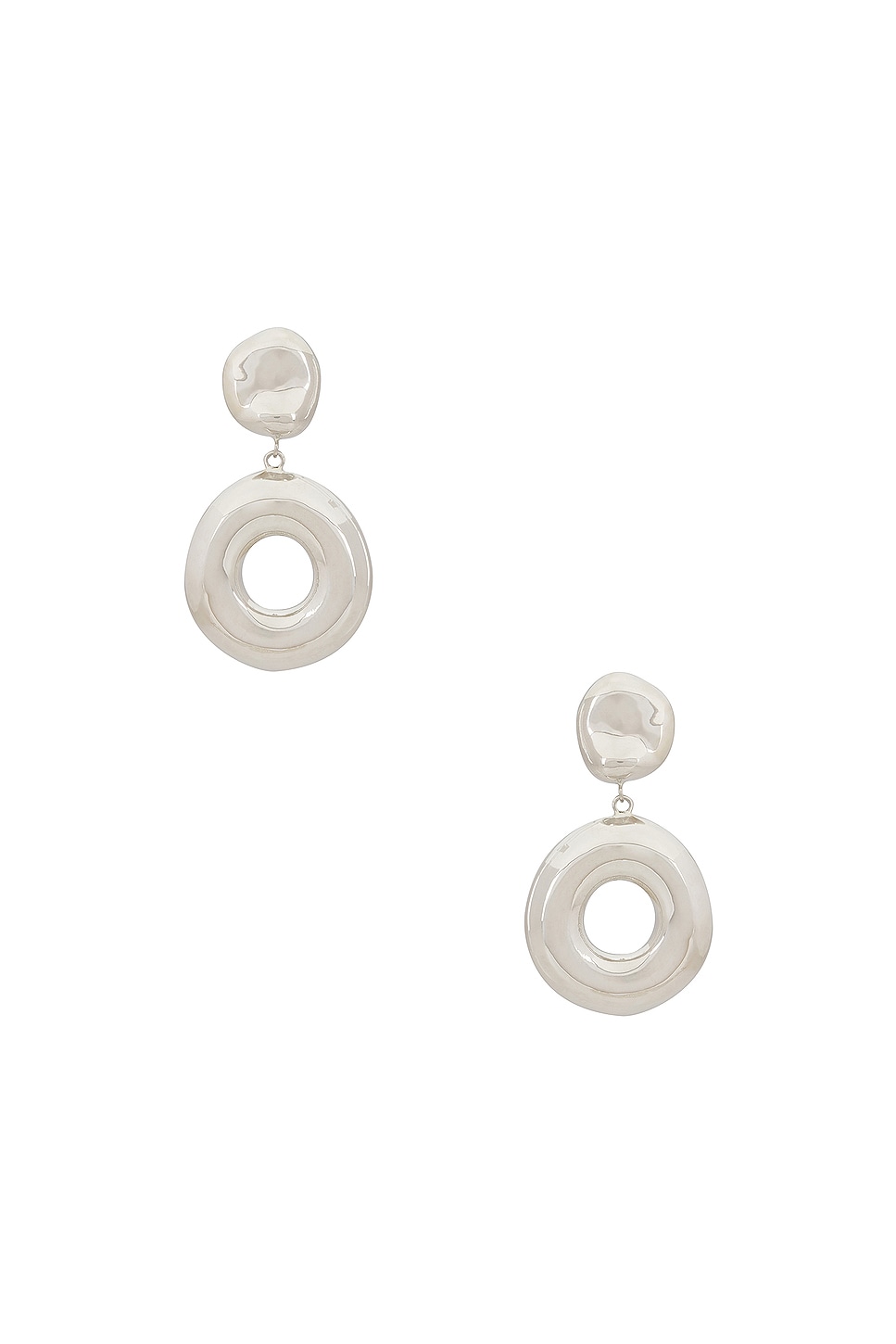 Image 1 of AGMES Donut Earrings in Sterling Silver